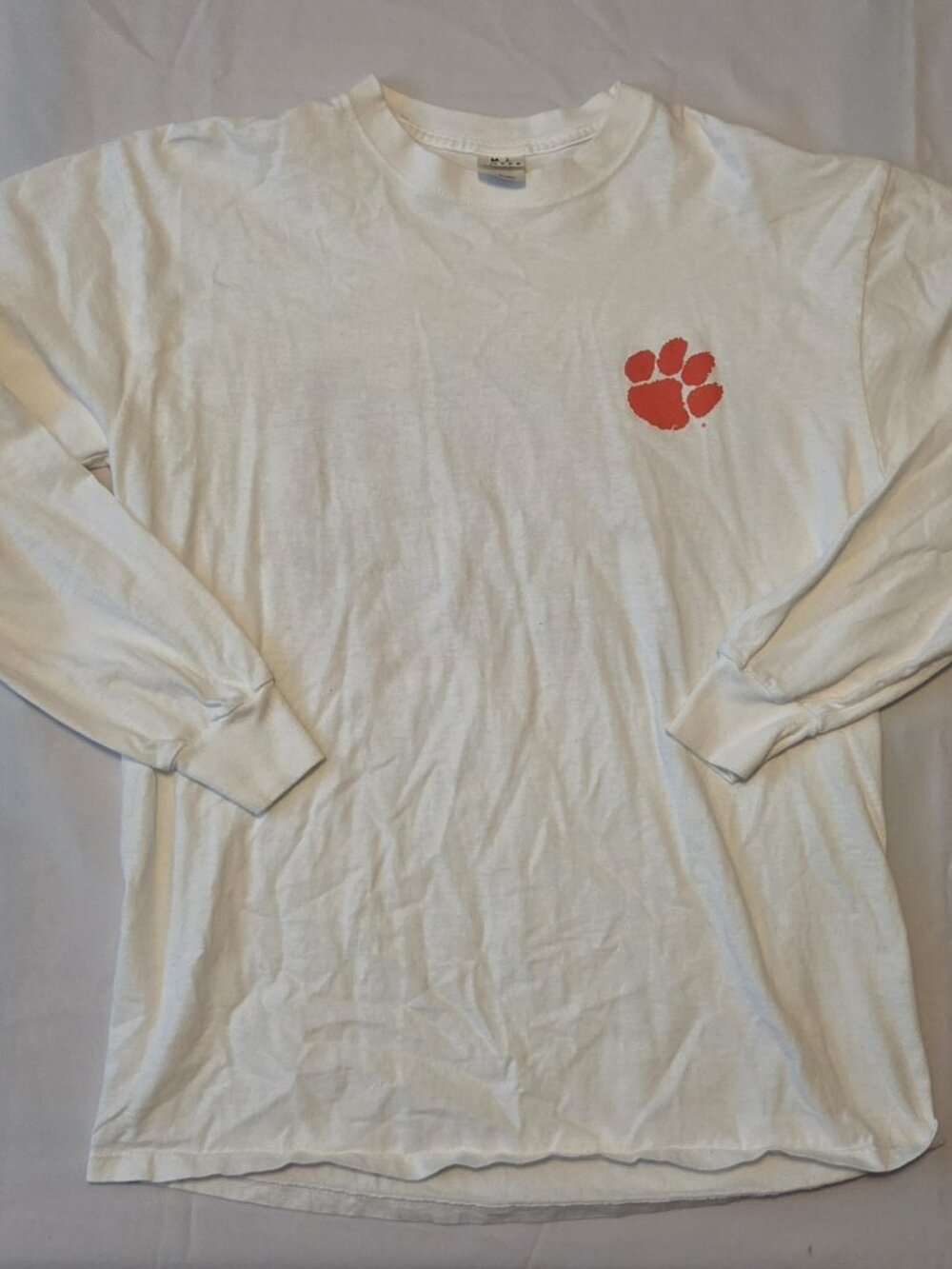 MJ Soffe Men’s Clemson Long‑Sleeve T‑Shirt Size L – Tigers – Great Condition